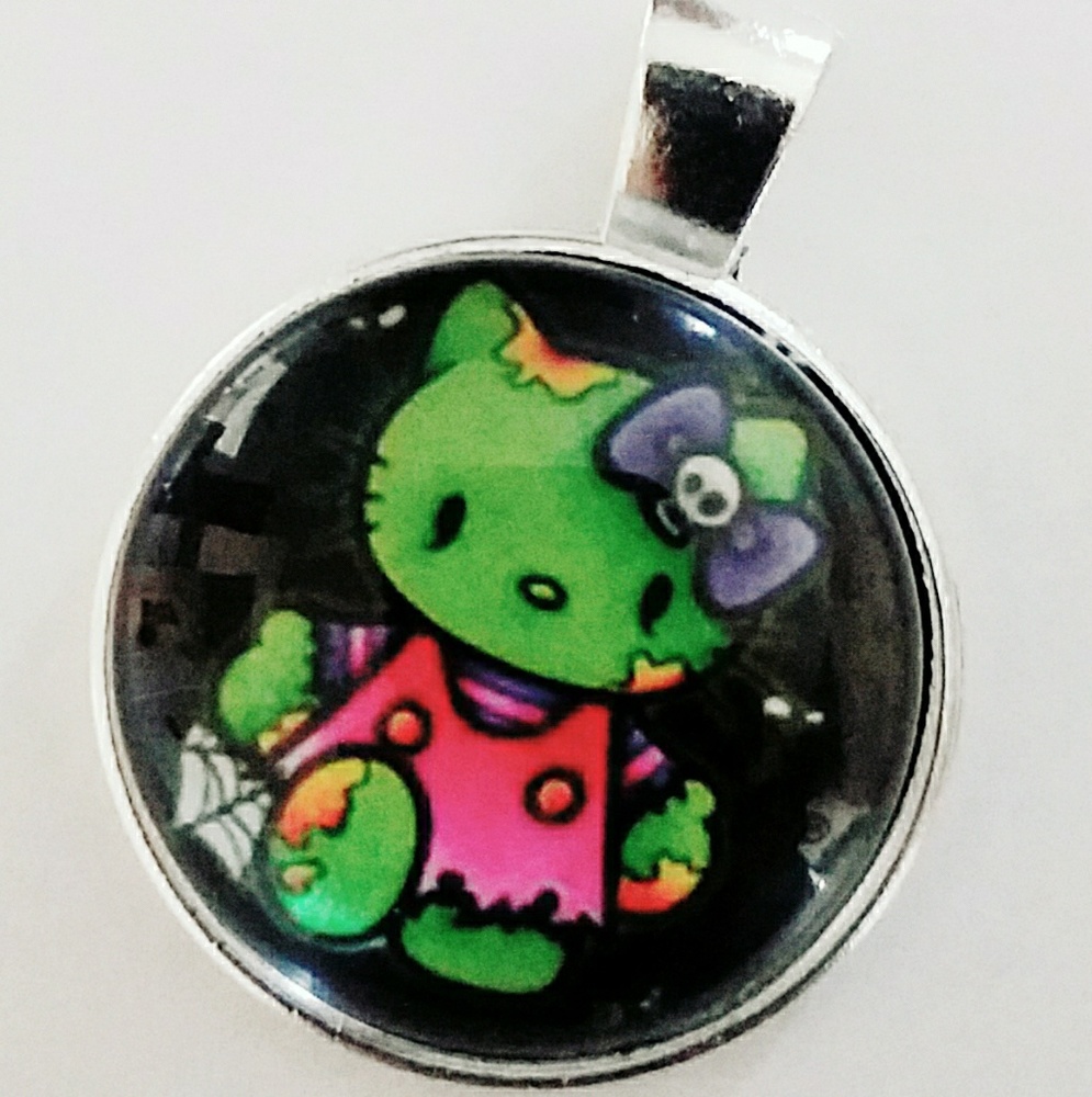 3 for $15 Kitty Zombie Pendant